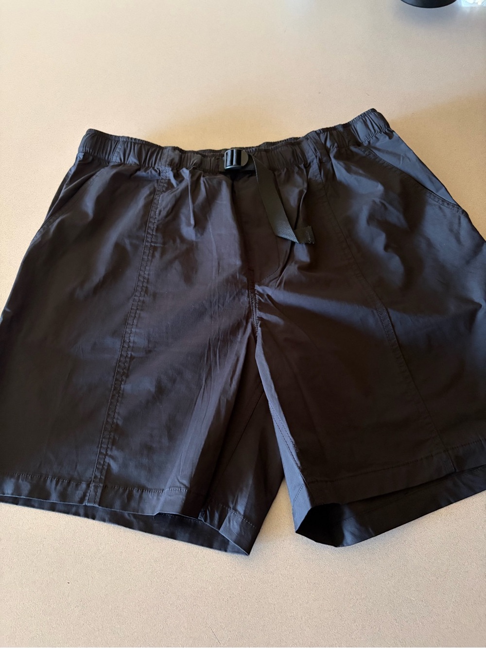 Brixton Black Elastic-Waist Athletic Shorts